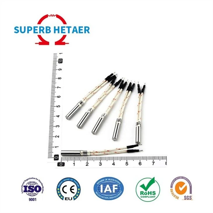Worldity 4PCS 24V 50W Upgraded Cartridge Heater Tube and 4PCS Temp Sensor NTC 100K for Ender 3, Ender 3X, CR10 Ender, Extruder 3D Printer Accessories
