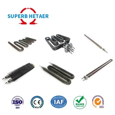 415v 750w Ncaj Finned Tubular Cua Rhaub Rau Cov Hluav Taws Xob