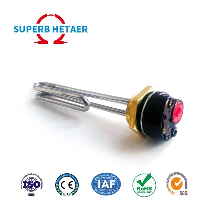 Electric Industrial Immersion Flanged Heater For Pool Hot Water Tank