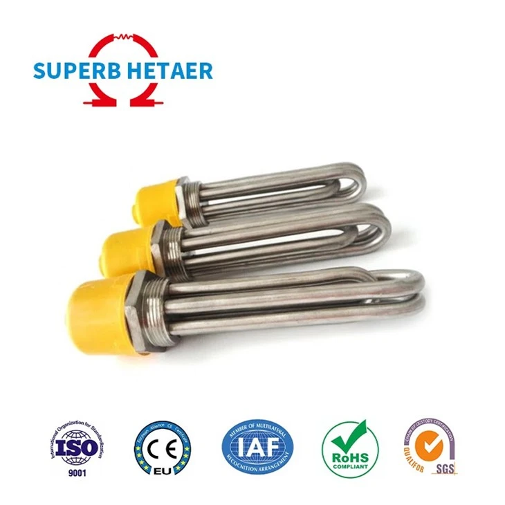 Electric Industrial Immersion Flanged Heating Element For Pool Hot Water Tank