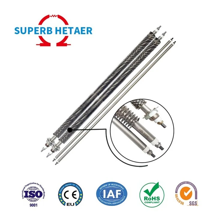 Industrial Air Finned Tubular Heater For Duct