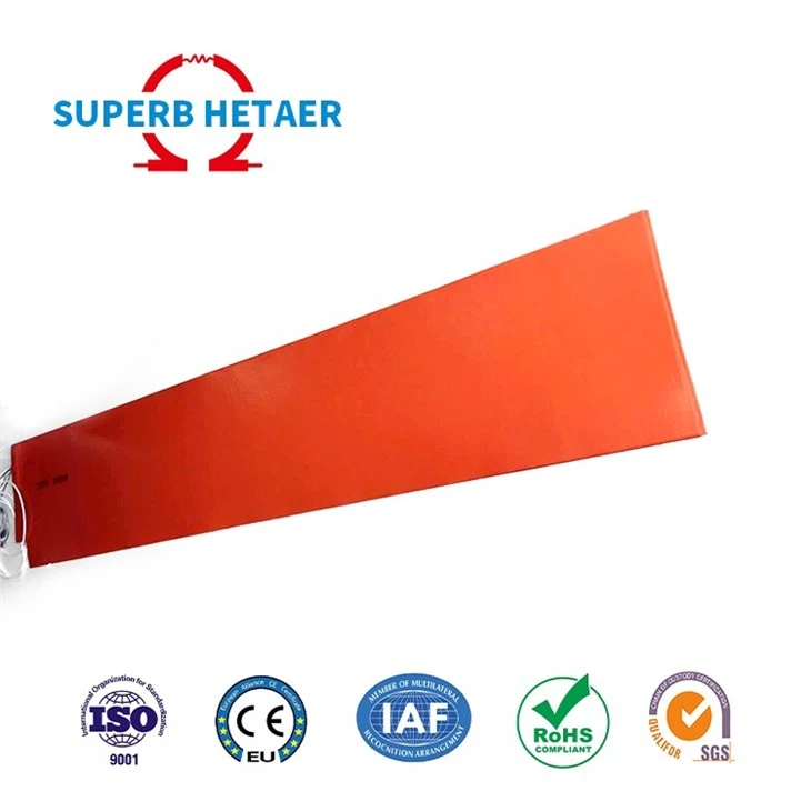 Industrial Flexible Silicone Rubber Heating Pad