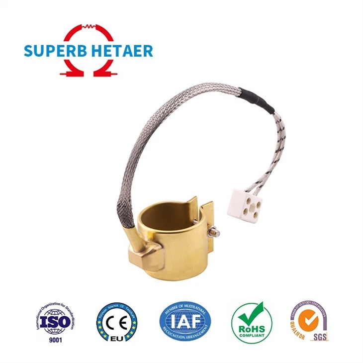 Sealed Brass Nozzle Band Heater For Plastic Machinery