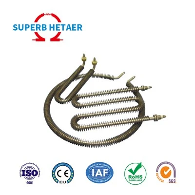 Muaj qhov cub hluav taws xob Fin cua sov Element Finned Tubular rhaub