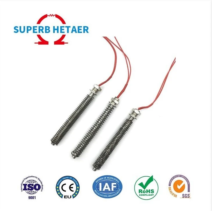 Stainless Steel Finned Cartridge Heater